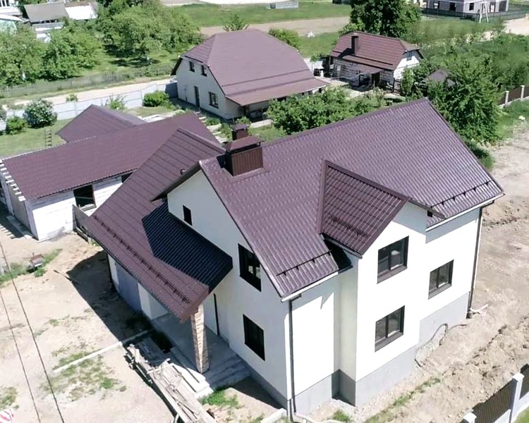 Строительство дома под ключ в Силичах &mdash; дом 190 м&sup2;