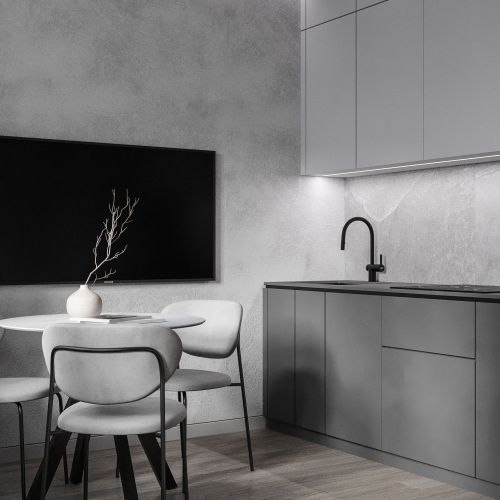 Дизайн проект квартиры 45 м² в ЖК Променад