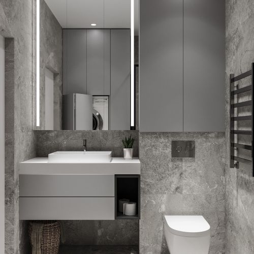 Дизайн проект квартиры 45 м² в ЖК Променад