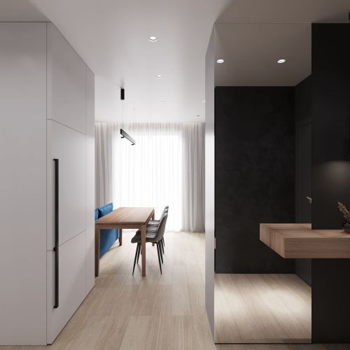 Дизайн проект квартиры 61 м² в ЖК Променад