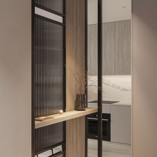 Дизайн проект квартиры 58 м² в ЖК Северный берег