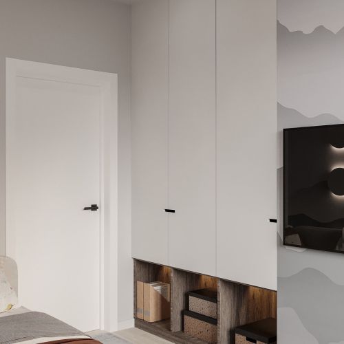 Дизайн проект квартиры 58 м² в ЖК Северный берег