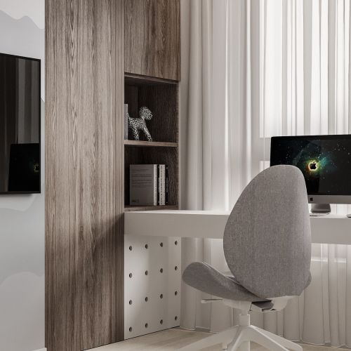 Дизайн проект квартиры 58 м² в ЖК Северный берег