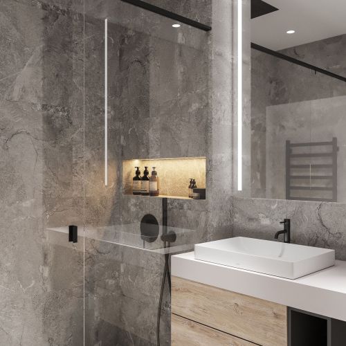 Дизайн проект квартиры 58 м² в ЖК Северный берег