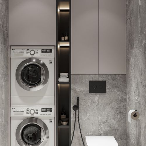 Дизайн проект квартиры 58 м² в ЖК Северный берег